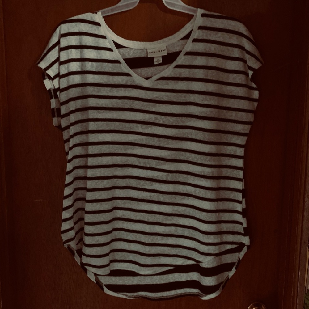 Black & white striped shirt